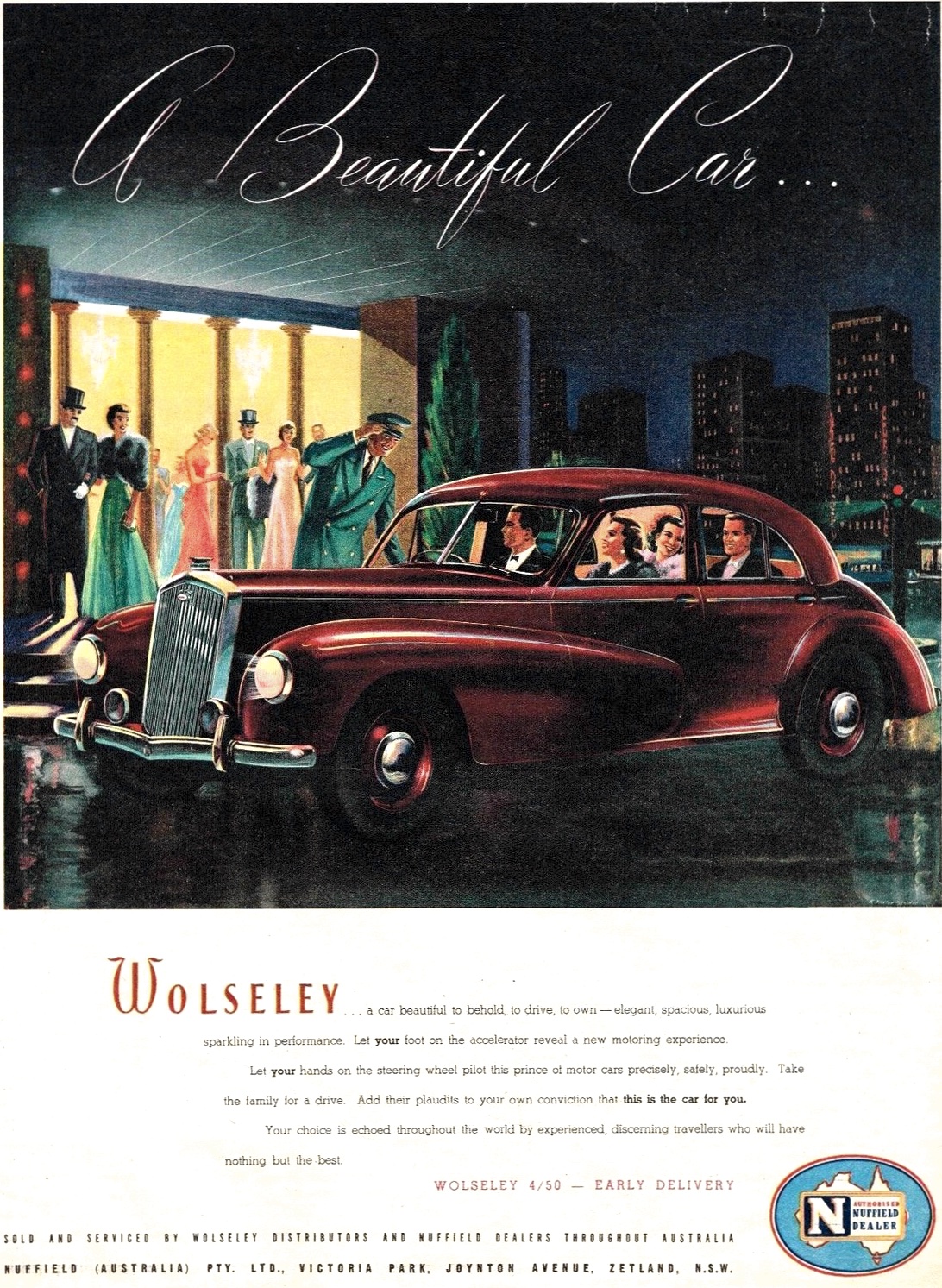 1950 Australian Automotive Advertising